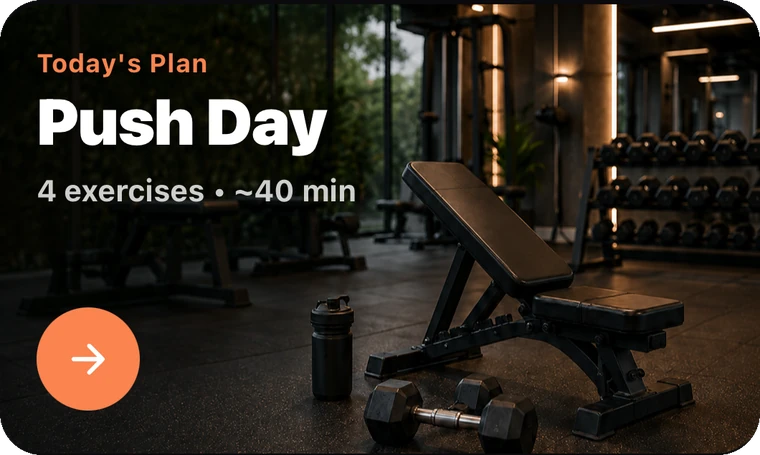 Today’s Plan: Push Day